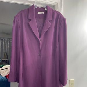 EGGPLANT PLUS SIZE PANT SUIT - NWT